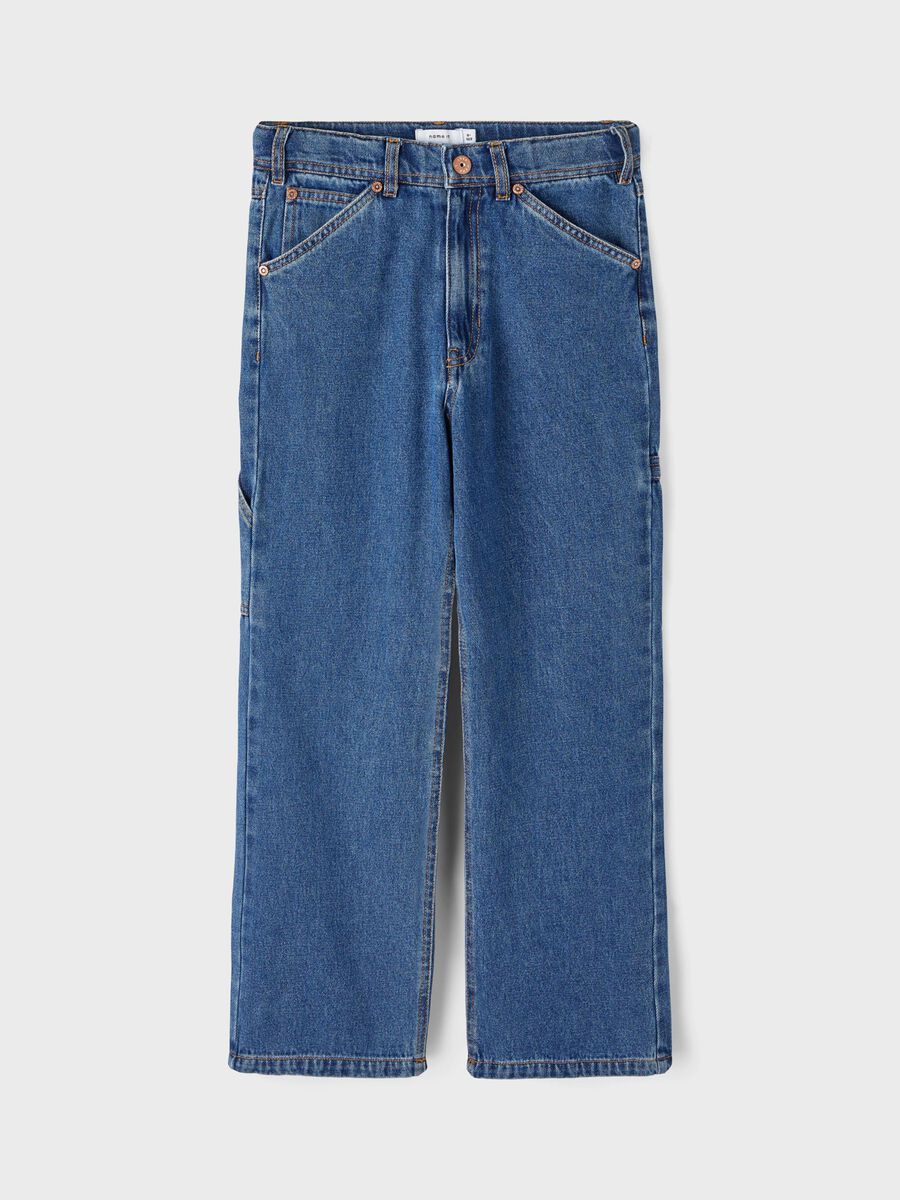 Name it: Vic: jeans straight skate: dark blue denim