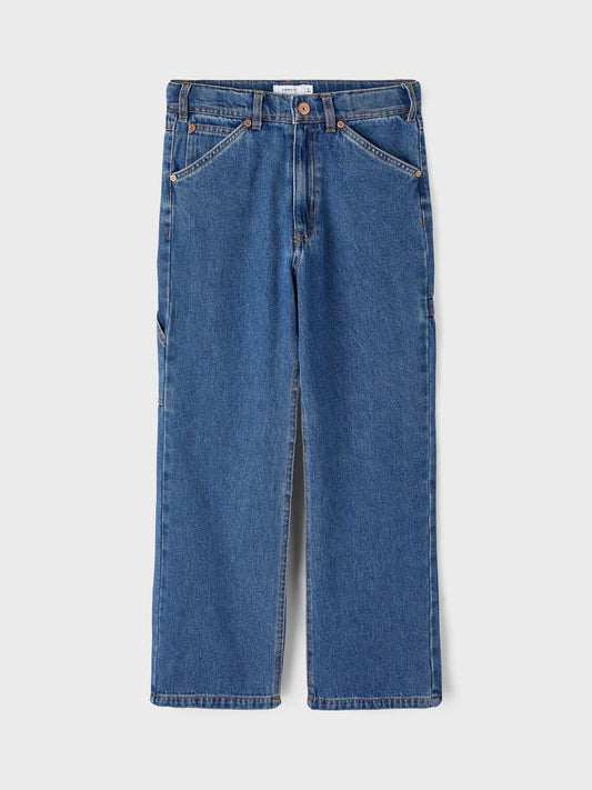 Name it: Vic: jeans straight skate: dark blue denim