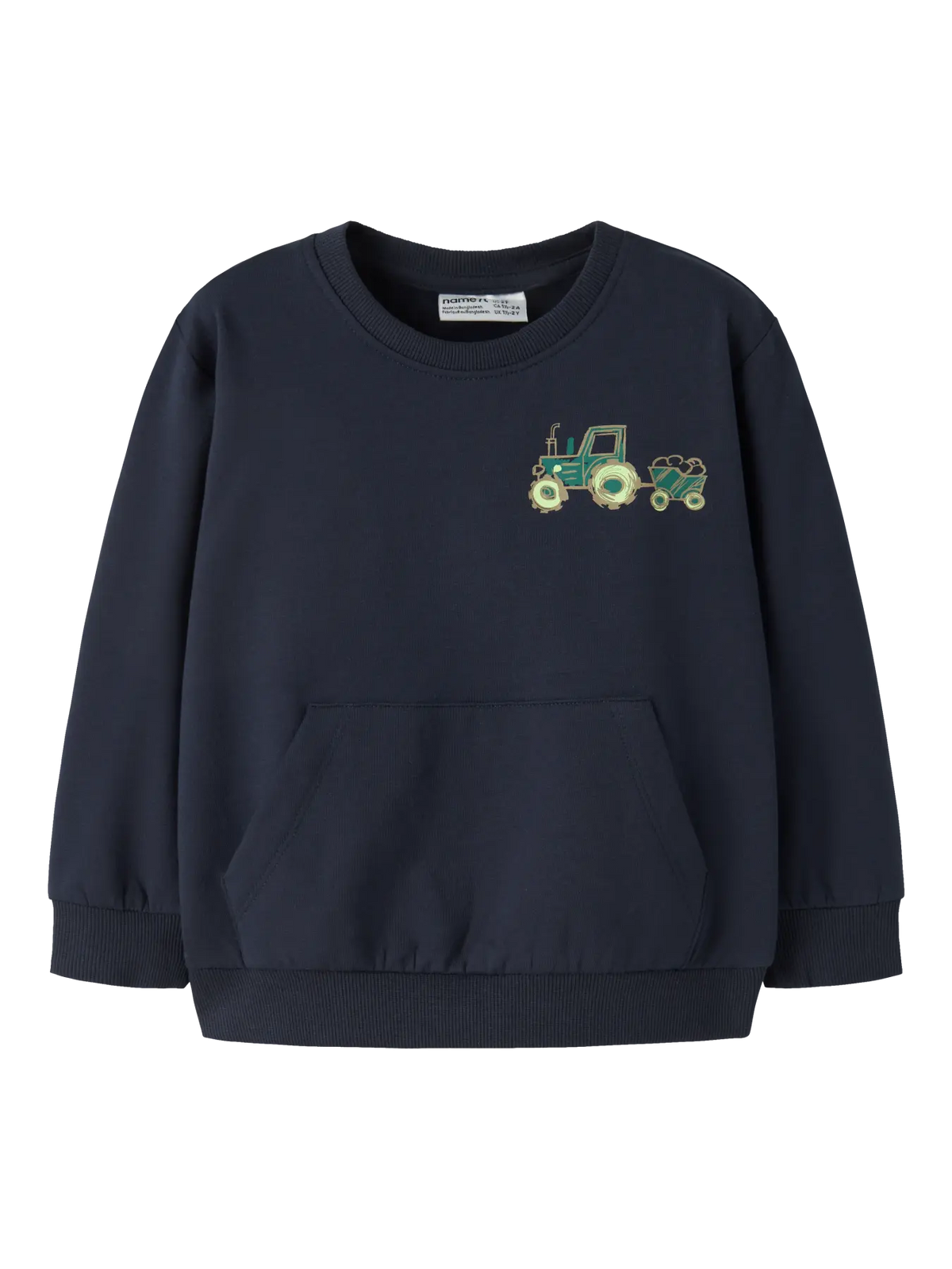 Name it: sweater tractor