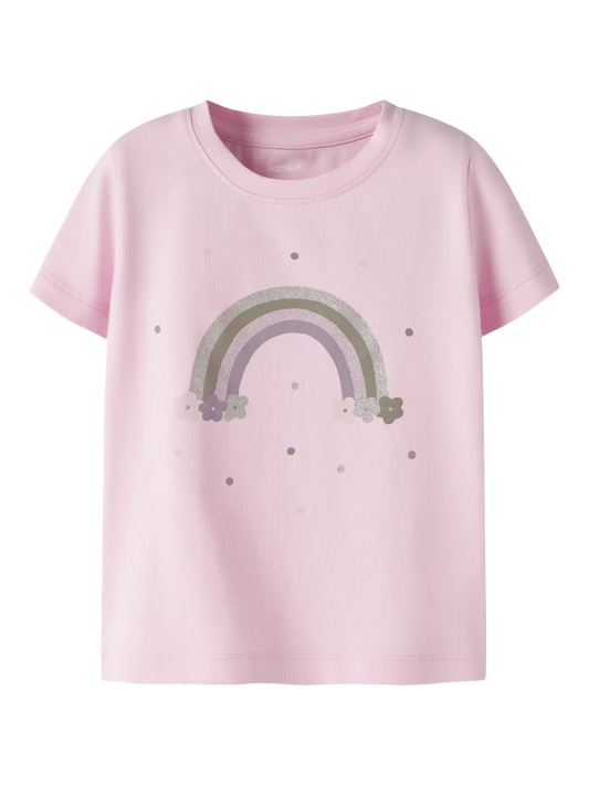 Name it: shirt "regenboog" lila