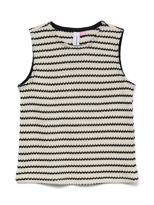 Vero Moda: shirt kant zwart-wit