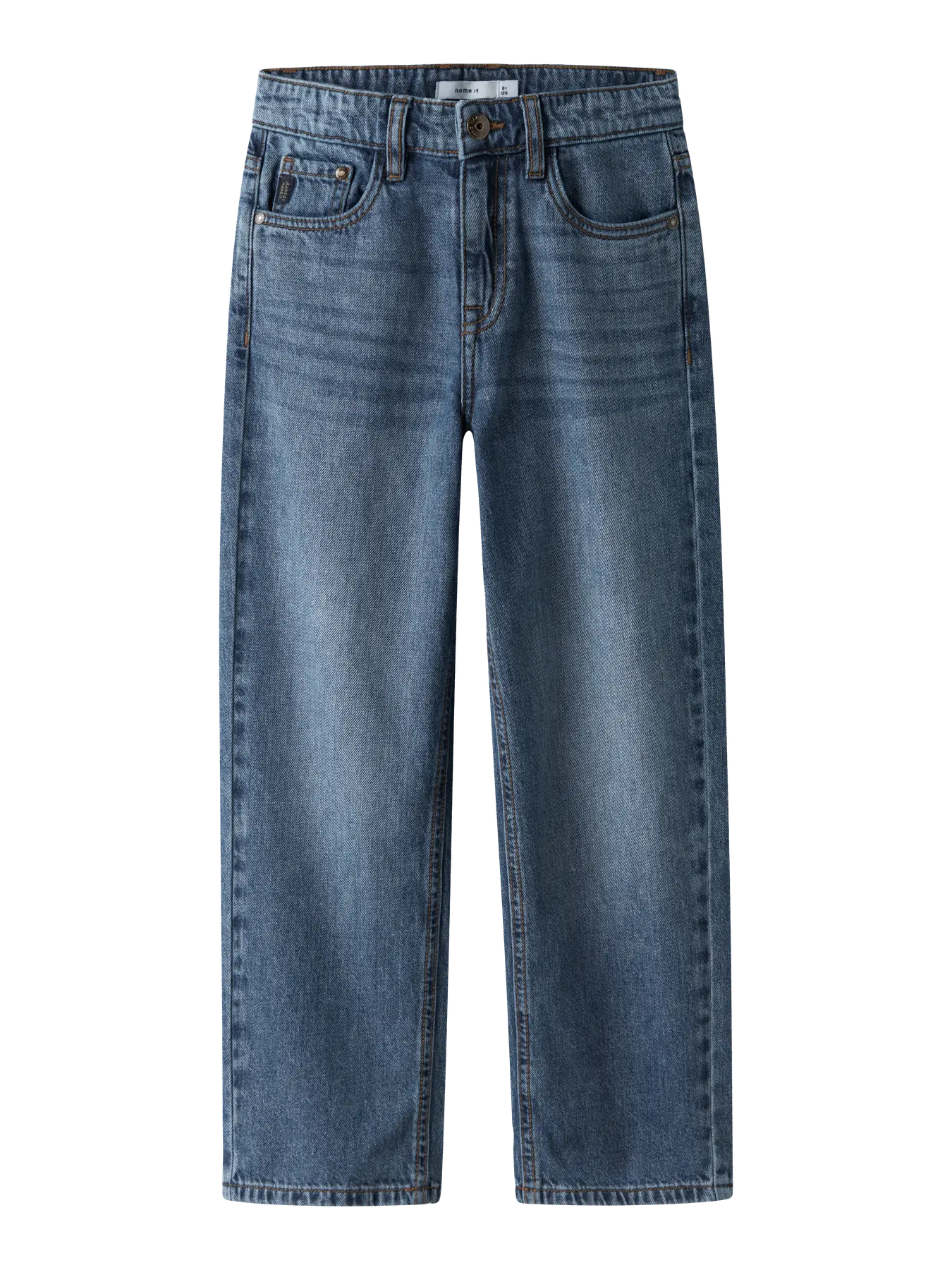 Name it: WIETSE: jeans straight : darrk blue denim