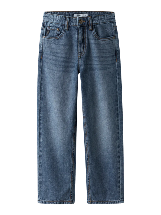 Name it: WIETSE: jeans straight : darrk blue denim