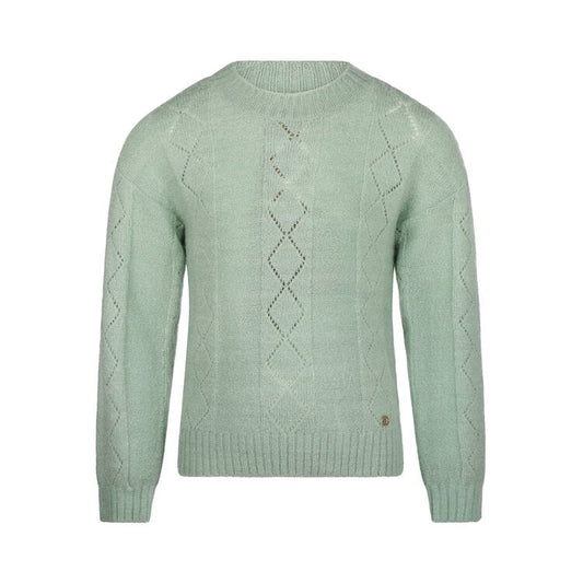 Koko Noko: sweater trui lichtgroen fijn gebreid