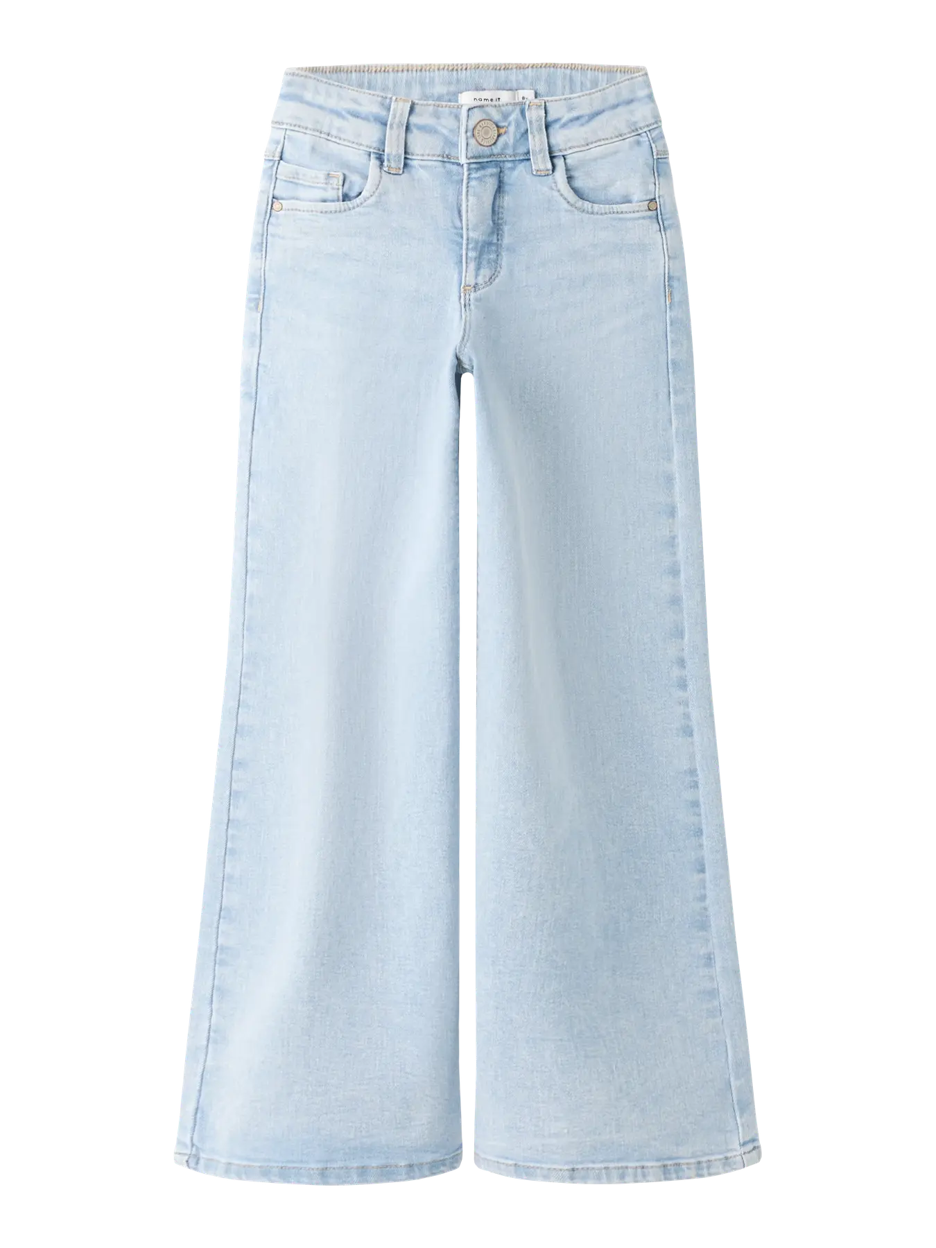 Name it: Lisbeth: jeans X wide light blue denim