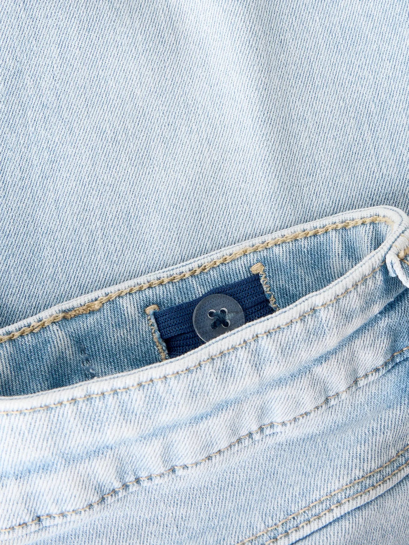 Name it: Lisbeth: jeans X wide light blue denim