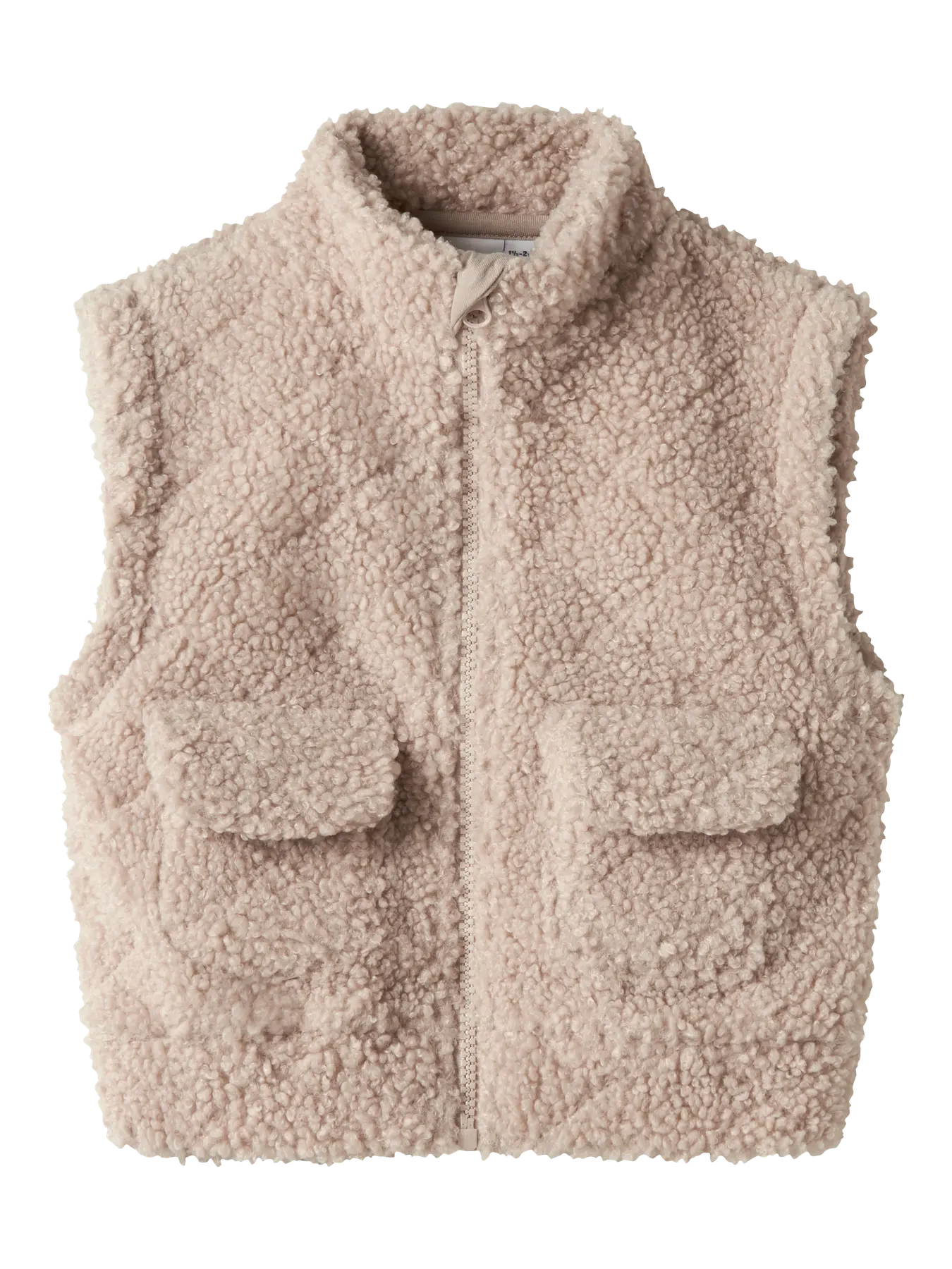 Name it: teddy vest beige