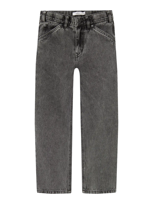 Name it: DAX : jeans straight skate: medium grey denim