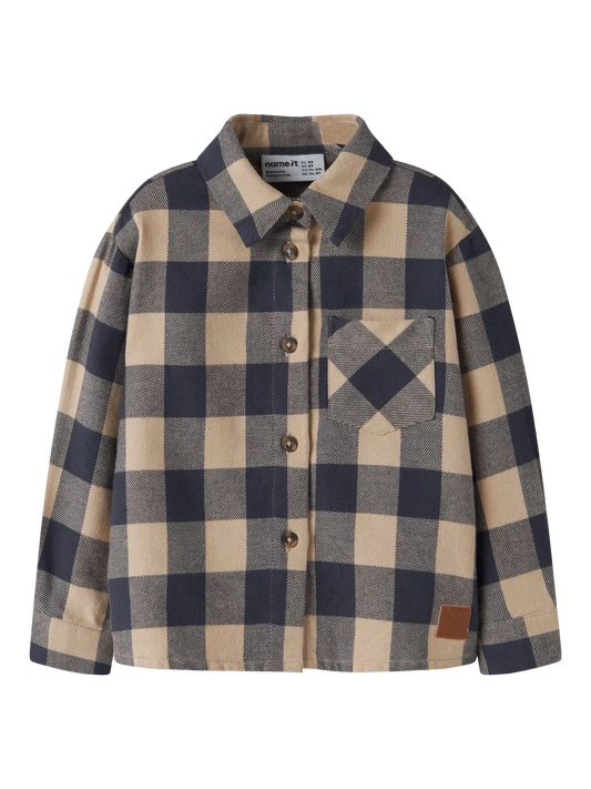 Name it: hemdje ruit blauw
