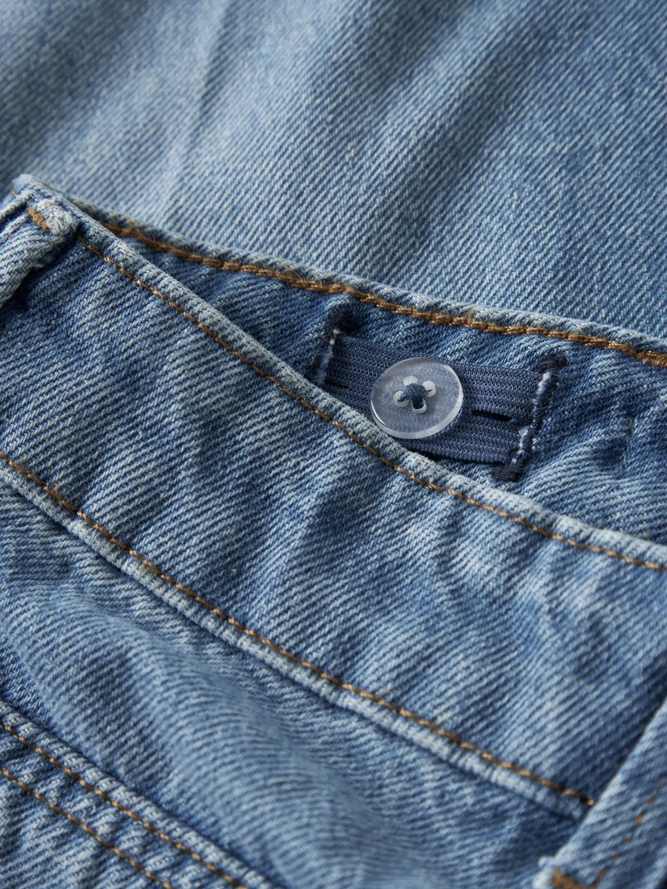 Name it: Rosanne: wide jeans medium blue denim