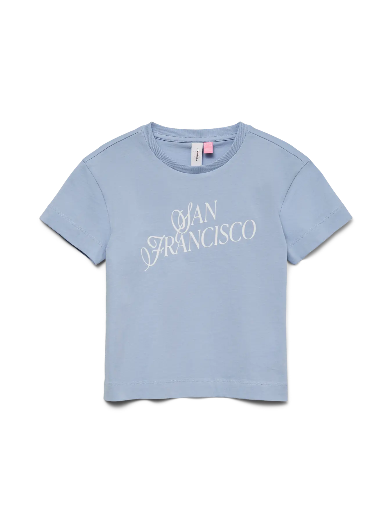 Vero Moda girl: shirt blauw "San Francisco"