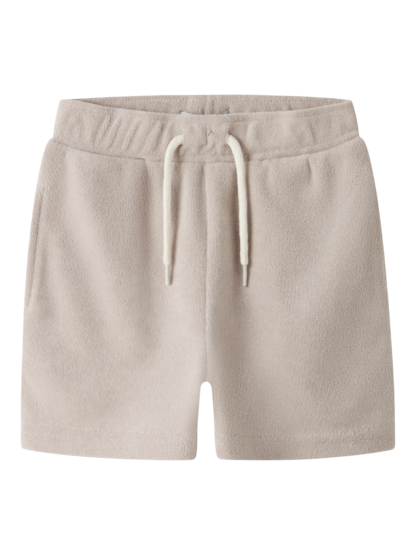 Name it: zandkleurige badstoffen short