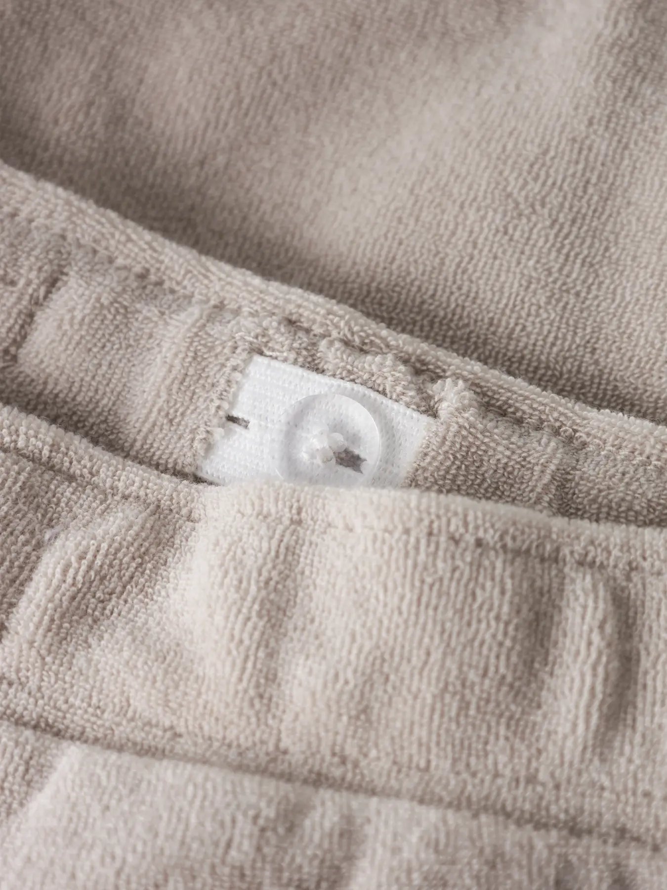 Name it: zandkleurige badstoffen short