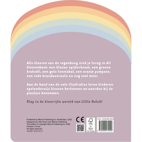 Little Dutch: prentenboek regenboog: kleuren kennen
