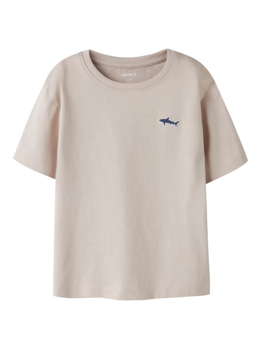 Name it: shirt grey shark