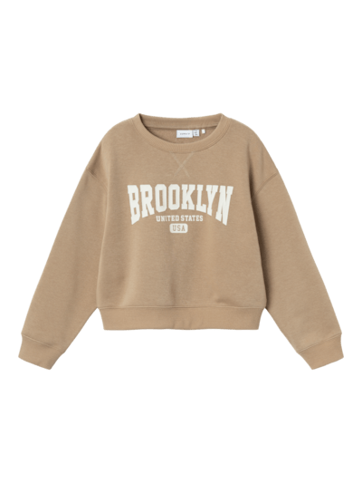 Name it:Short Sweater "Brooklyn" kelp