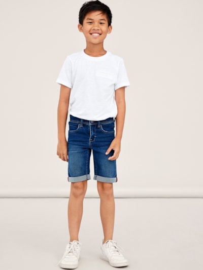 Name it: Sisse :Noos collectie: Short super soft blue denim