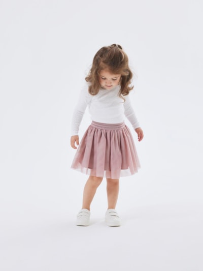 Name it: Noos skirt tulle woodrose