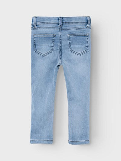 Name it: Jarne Noos pants: slim: light blue denim