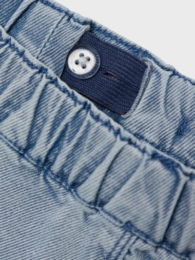 Name it: Kim: Wide jeans pants:Light Blue Denim