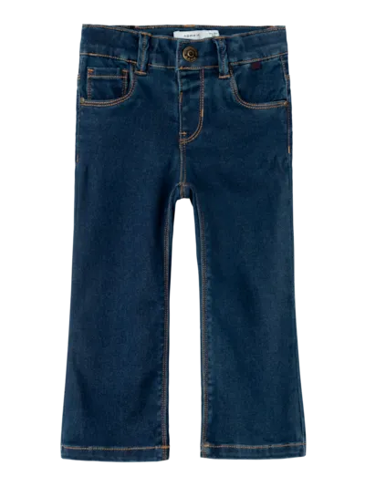 Name it: ANNORA: jeans bootcut: Dark Blue Denim
