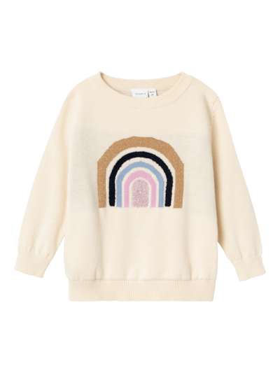 Name it: Sweater regenboog buttercream