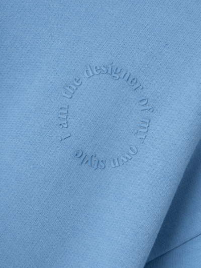 Name it:Short Sweater " Silver lake blue"
