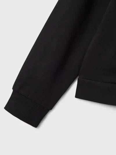 Name it: black short sweater