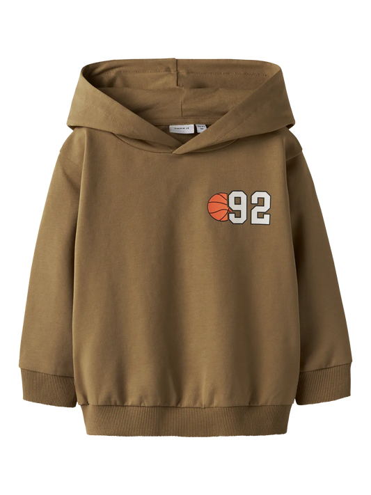 Name it: sweater Basketbal brown