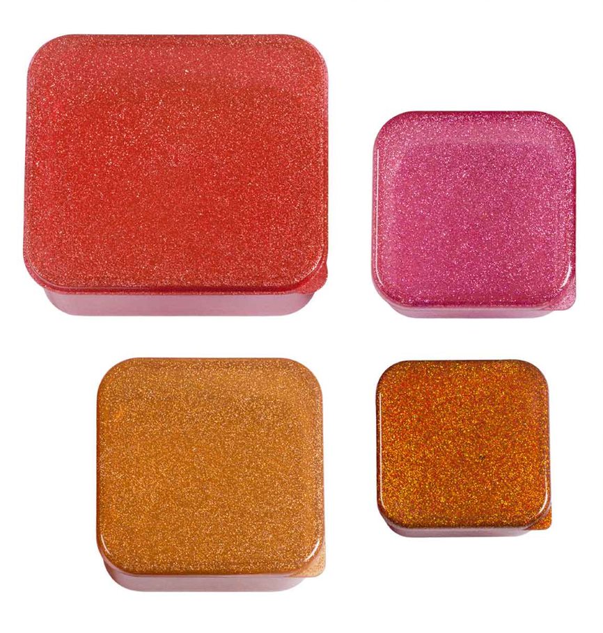 A Little Lovely Company: Lunch & snackboxset: autumm pink