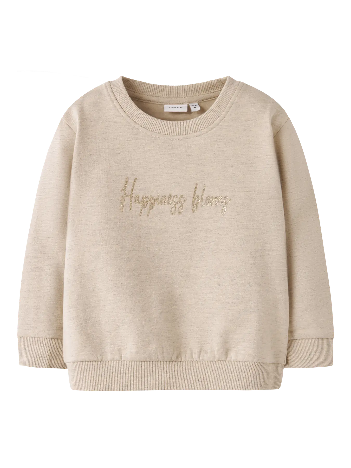 Name it: sweater beige " Happiness blooms"
