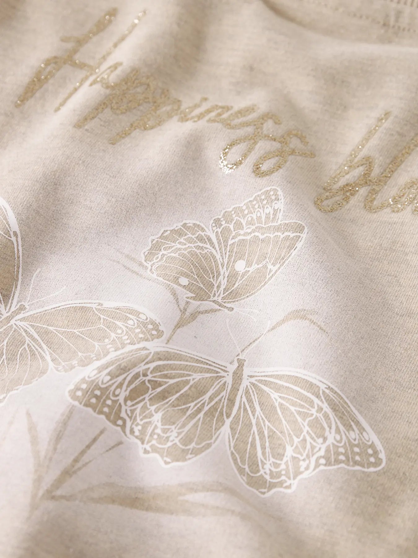Name it: sweater beige " Happiness blooms"