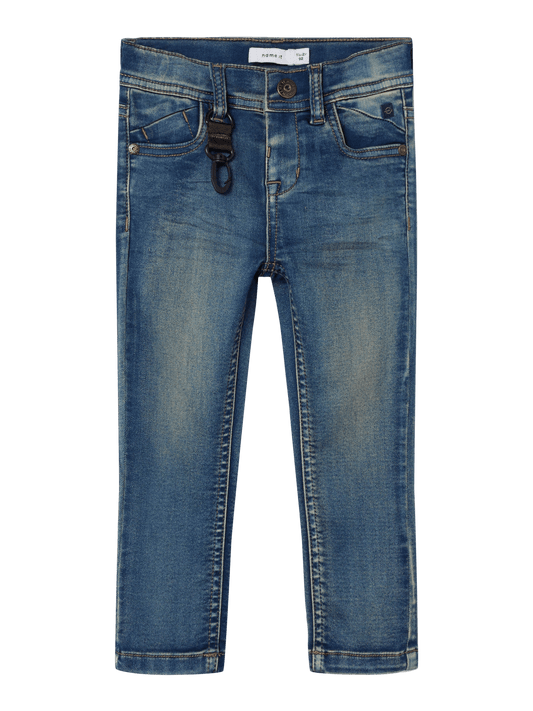 Name it: LOUIS: key pants Dark blue denim