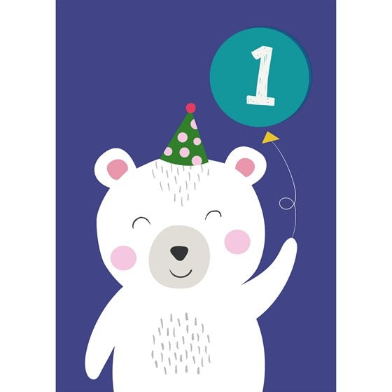 REX: verjaardagskaart polar bear 1