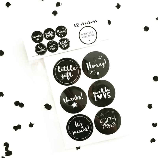 Stickervel: Leuke teksten