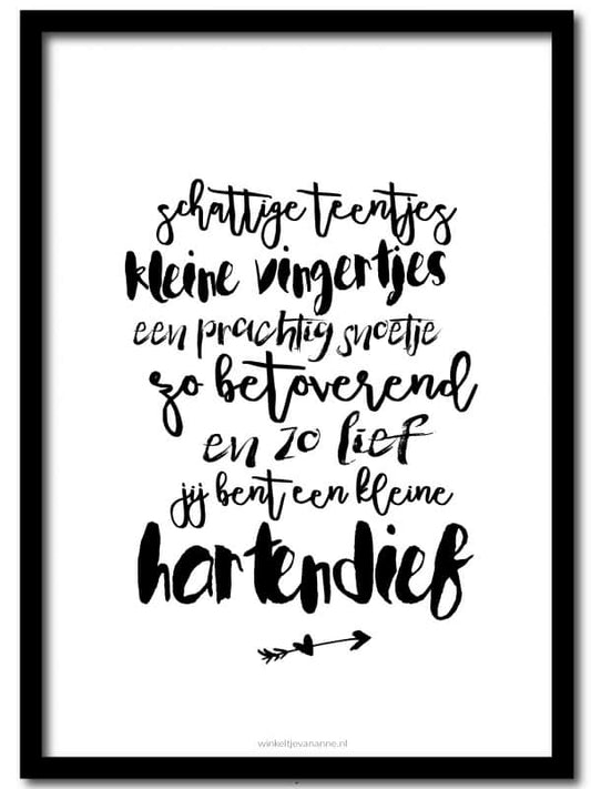 Poster A4 : Hartendief