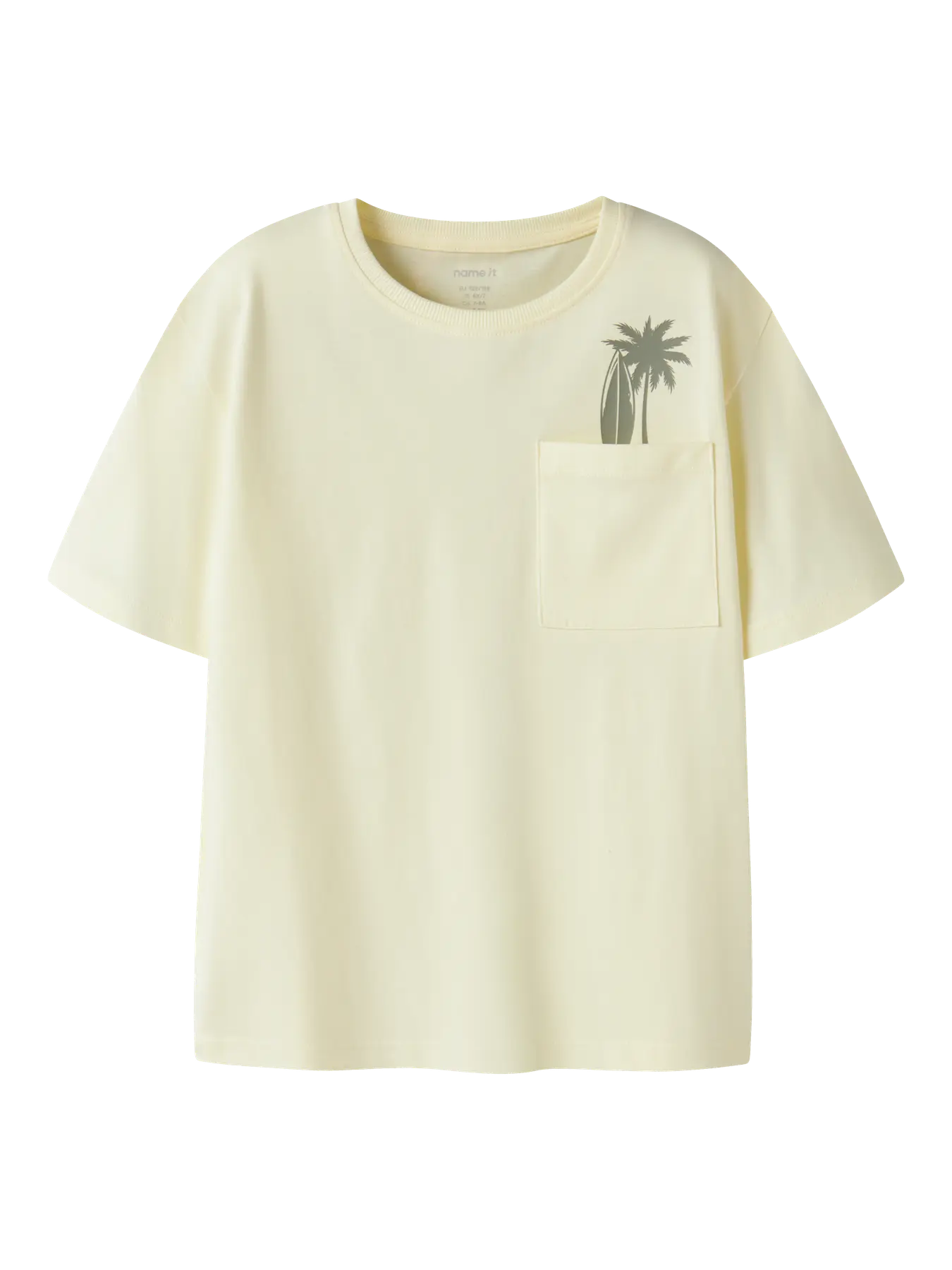 Name it: t-shirt geel "Palm"
