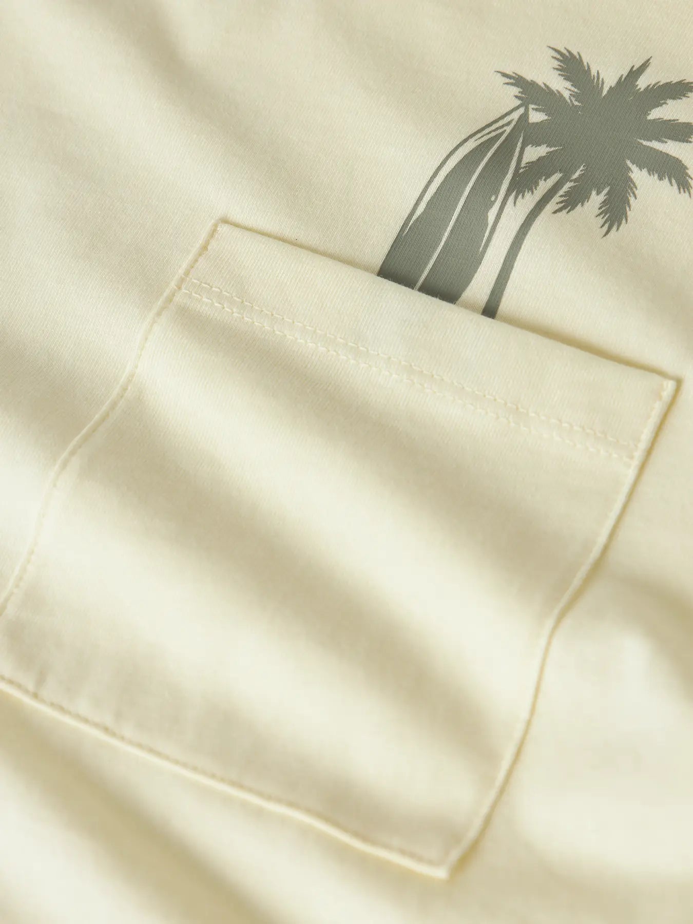 Name it: t-shirt geel "Palm"