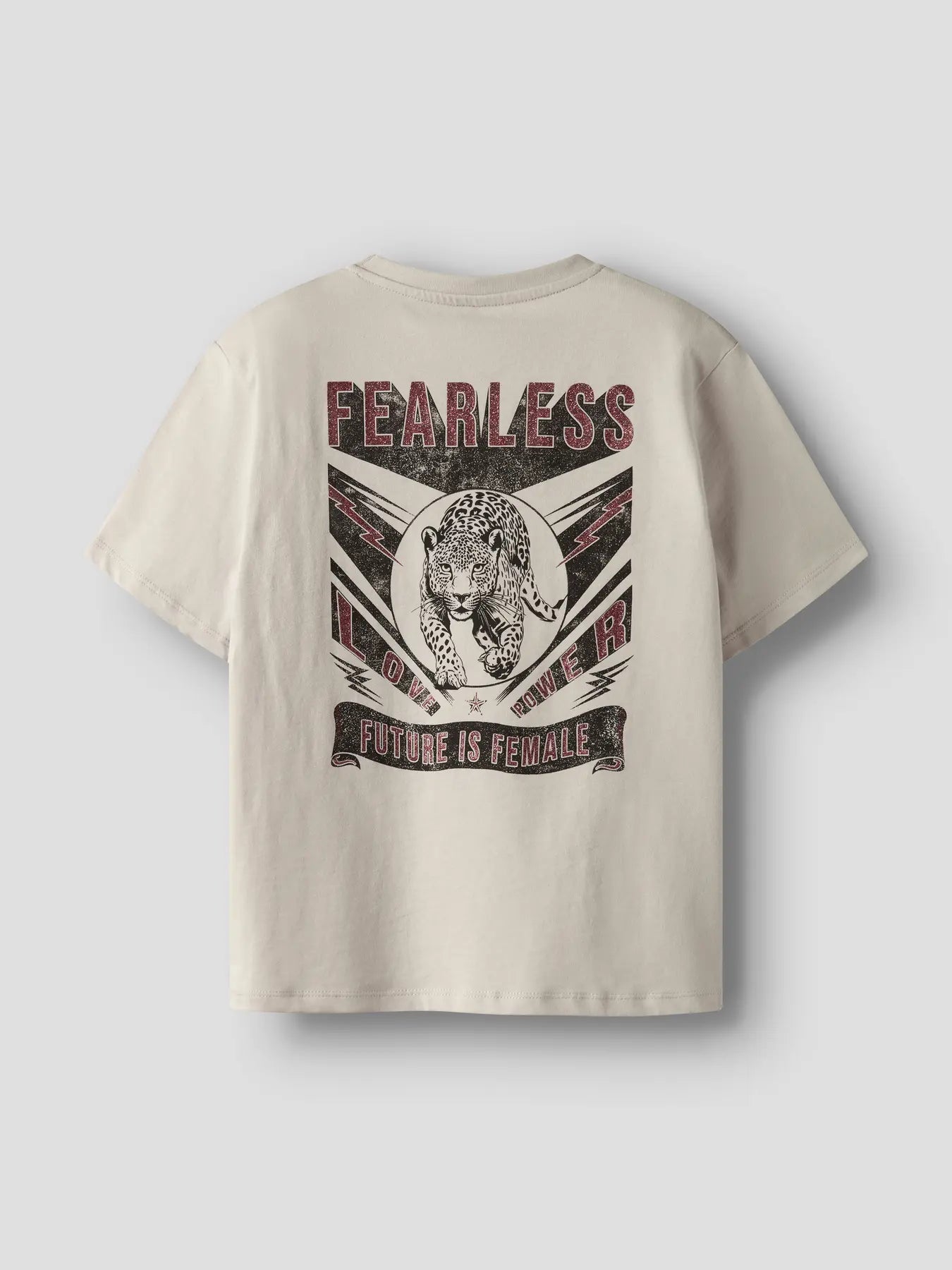 Name it: shirt loose fit tiger sand