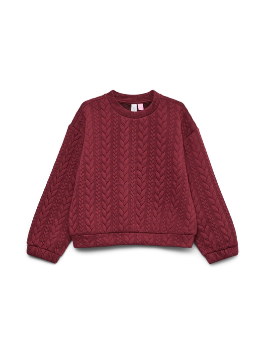 Vera Moda girl: sweater burgundy