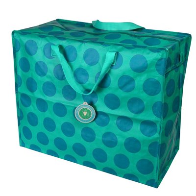 REX:Jumbo bag:Spotlight blue on turquoise