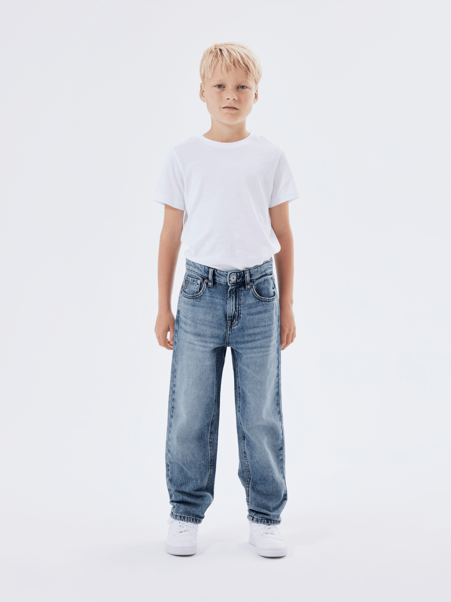 Name it: Noos collectie: SEAN: jeans straight Medium Blue Denim