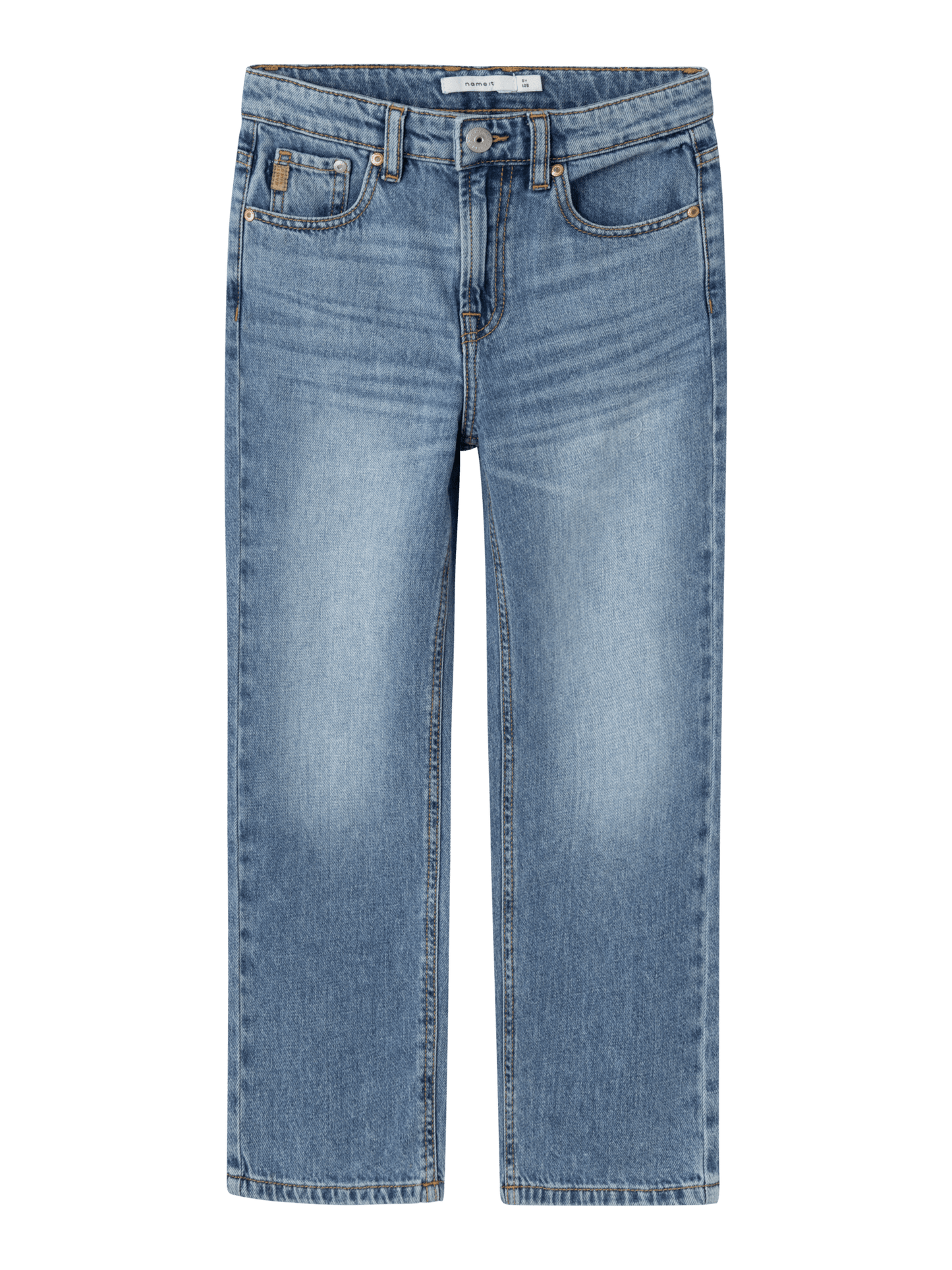 Name it: Noos collectie: SEAN: jeans straight Medium Blue Denim