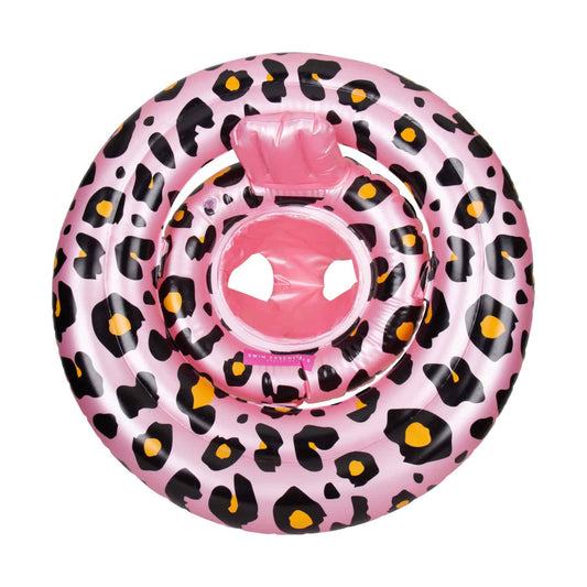 Swim essentials: Opblaasbare Rose Goud Panter Zwemzitje