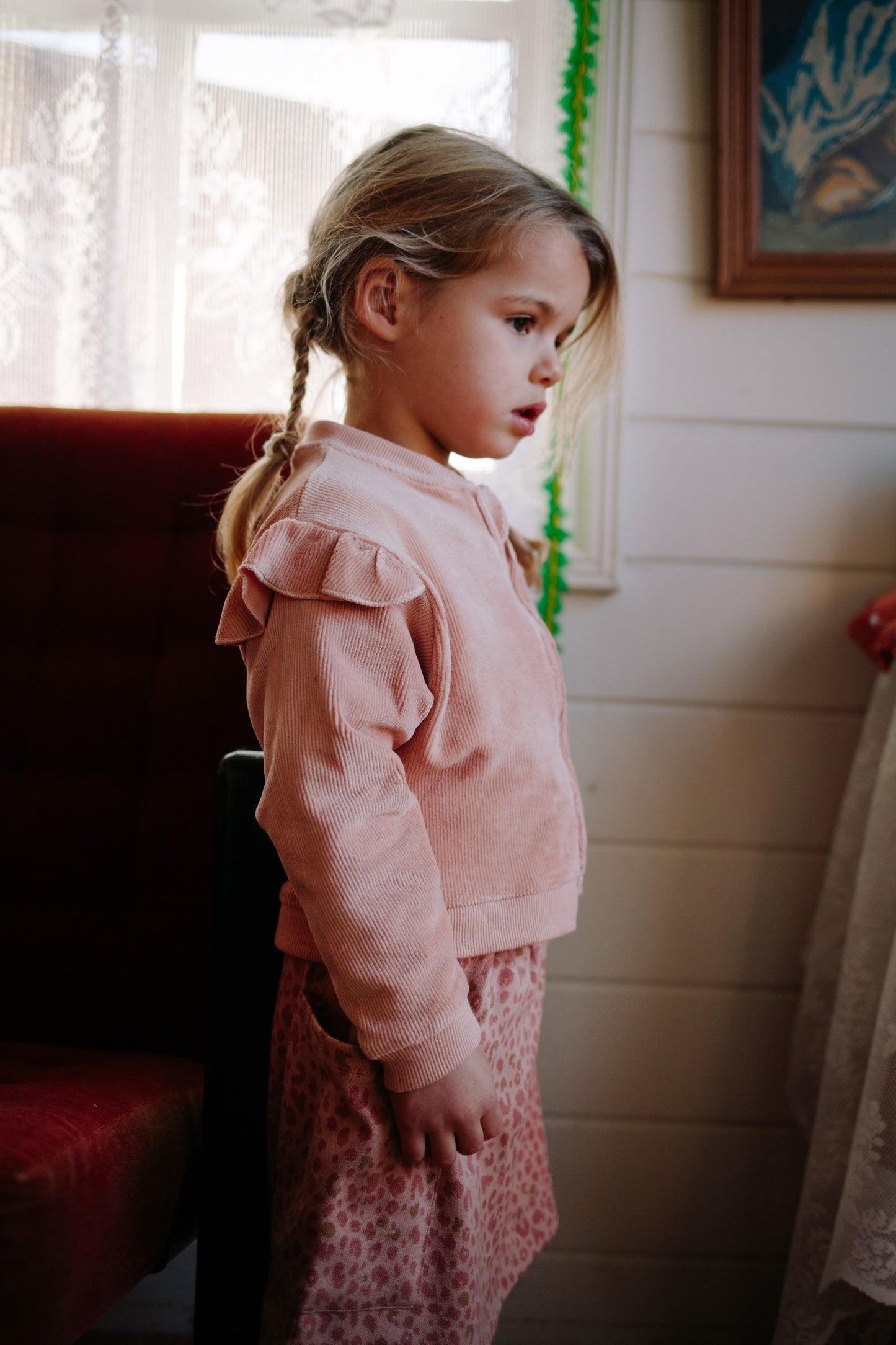 Riffle Amsterdam: Rok Rosa Animal Jacquard