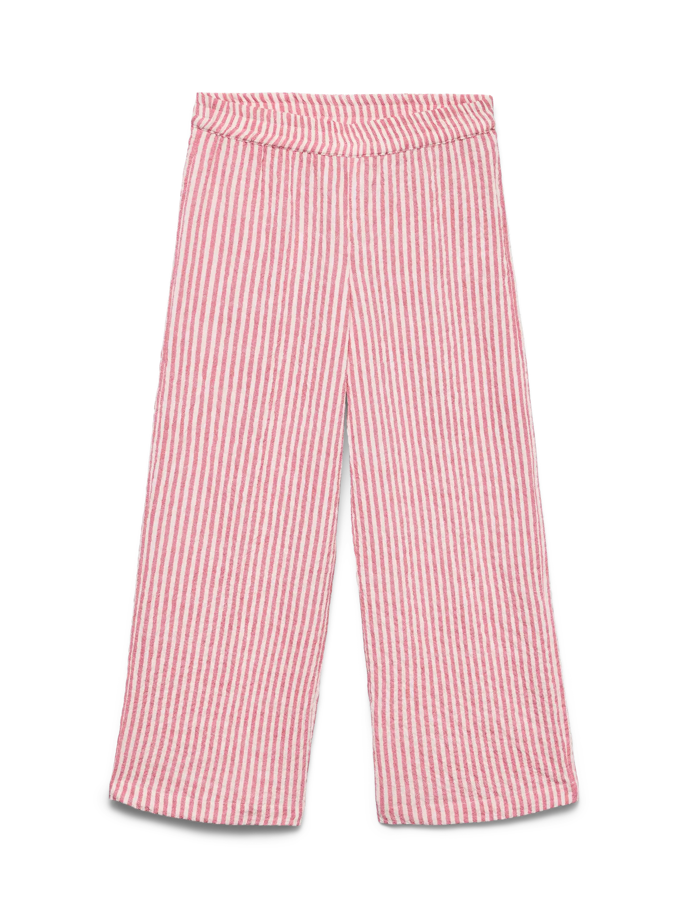 Vero Moda: broek gestreept rood-wit