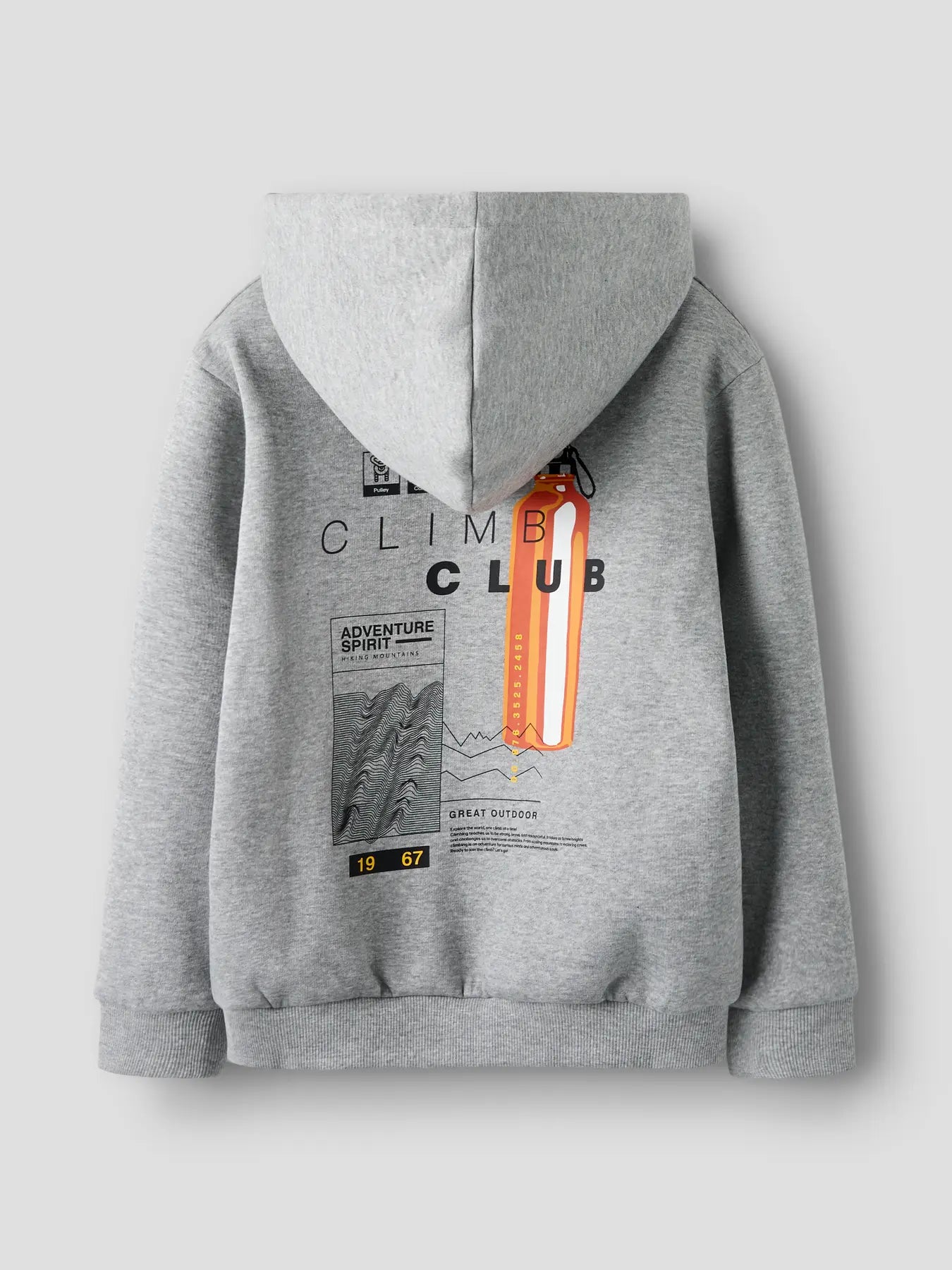 Name it: sweater grijs " Climb club"
