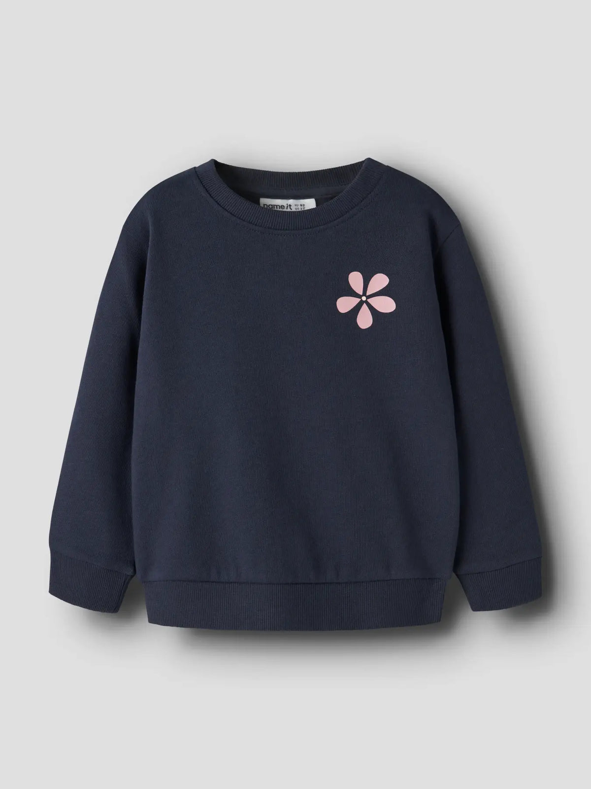 Name it: sweater pink flower navy