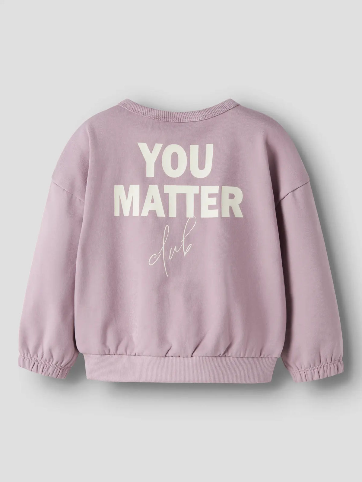 Name it: Sweater dear pink with backprint
