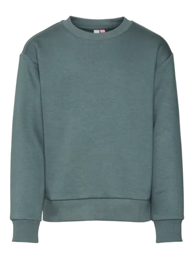Vero Moda girl : sweater met backprint green